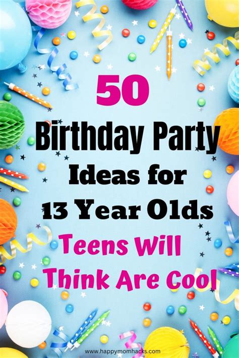 13 yr old birthday party games|Birthday Party Games for 13 Year Olds – Free Printable.